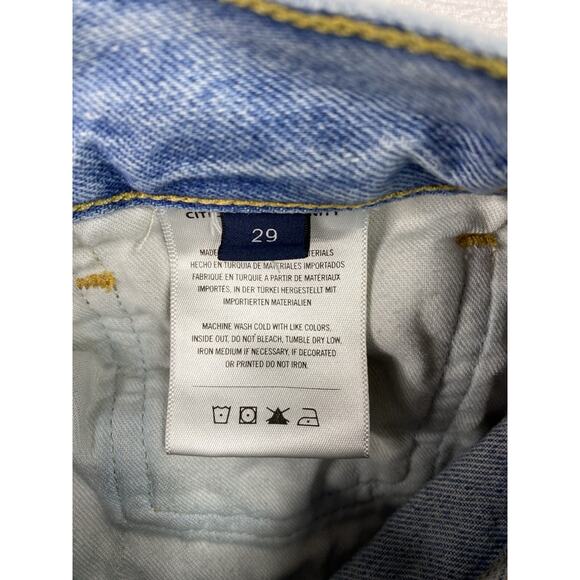 Citizens of Humanity Jeans Charlotte Womens Sz 29 Button Fly Distressed Denim - Picture 10 of 13